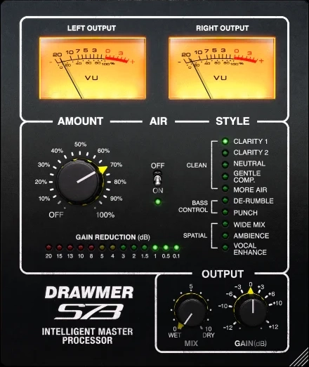 Der Mastering-Prozessor Drawmer S73 gibt dem Drum-Bus Mojo (Lacking My Love)