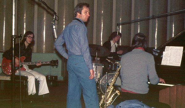 Roland-Weitze-Quintett im Studio Radio Free Europe 1975