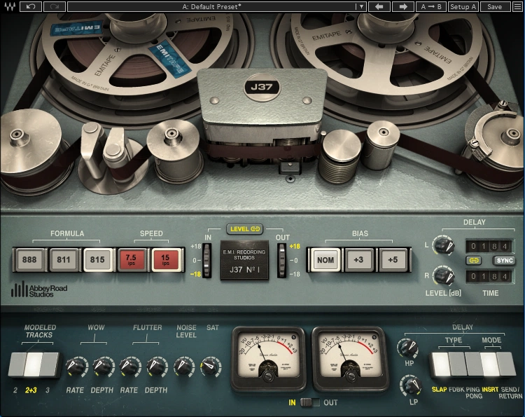 analoge Wärme mithilfe von Abbey Road J37 Tape