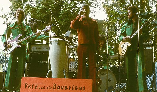 Pete and The Bavarians im Tuchergarten Puchheim 1977