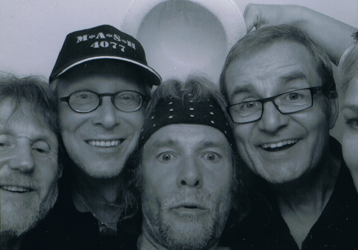 Fotobox-Spaß bei einer Hochzeit 2014 (rechts ein Stückchen der Braut)