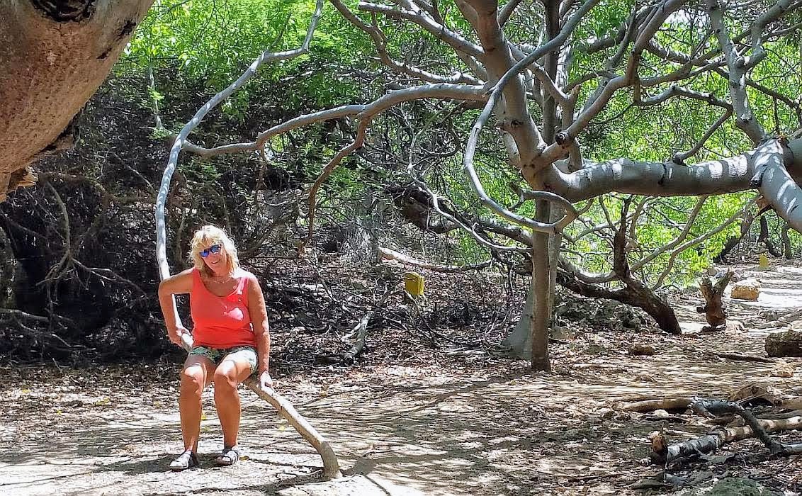 Pause vom Laufen im Shete Boka Park, Curaçao (2015)