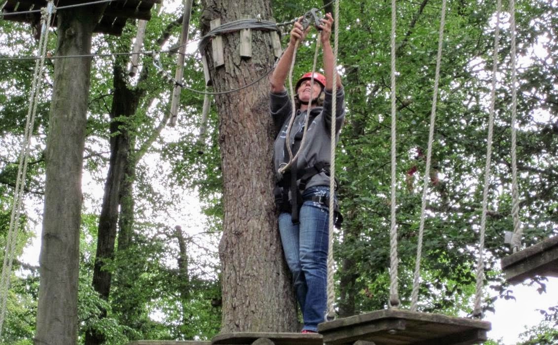 gewagte Manöver im Kletterwald Nettetal (2011)