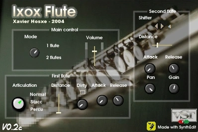 Uralt und 32bittig, aber beeindruckend ausdrucksstark: Ixox Flute (Don't answer it!)