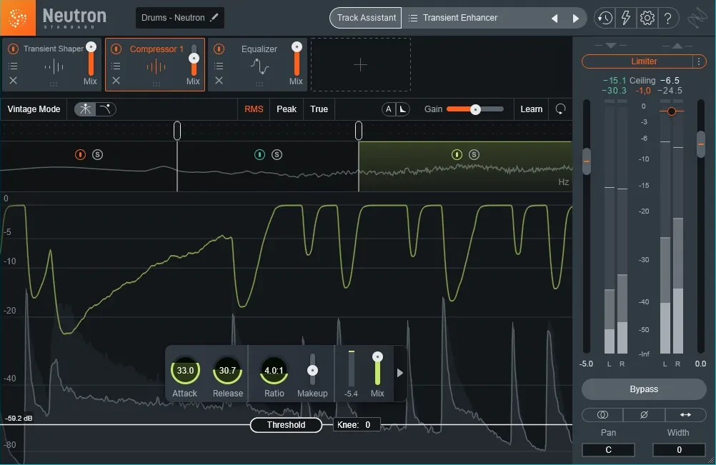 Manchmal darf's ein Kauf-Plugin sein: Neutron 3 im Drum-Bus (Pinch Me)