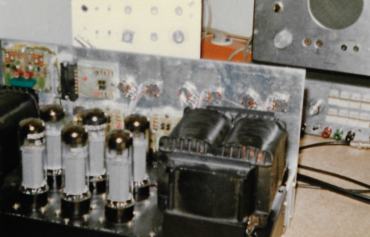 Prototyp eines Röhrenverstärkers für die Hammond-Orgel, 1978