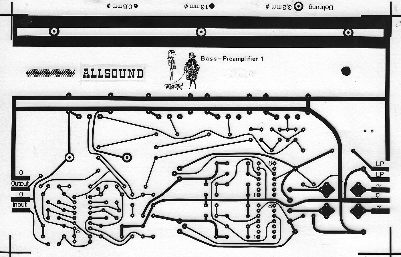 Leiterplatten-Layouts wurden in den 70ern noch von Hand geklebt