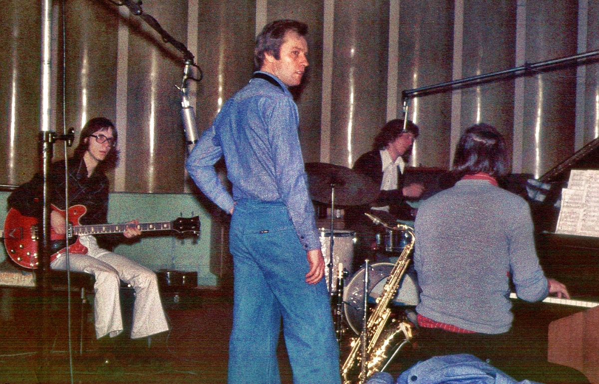 Roland-Weitze-Quintett im Studio Radio Free Europe 1975