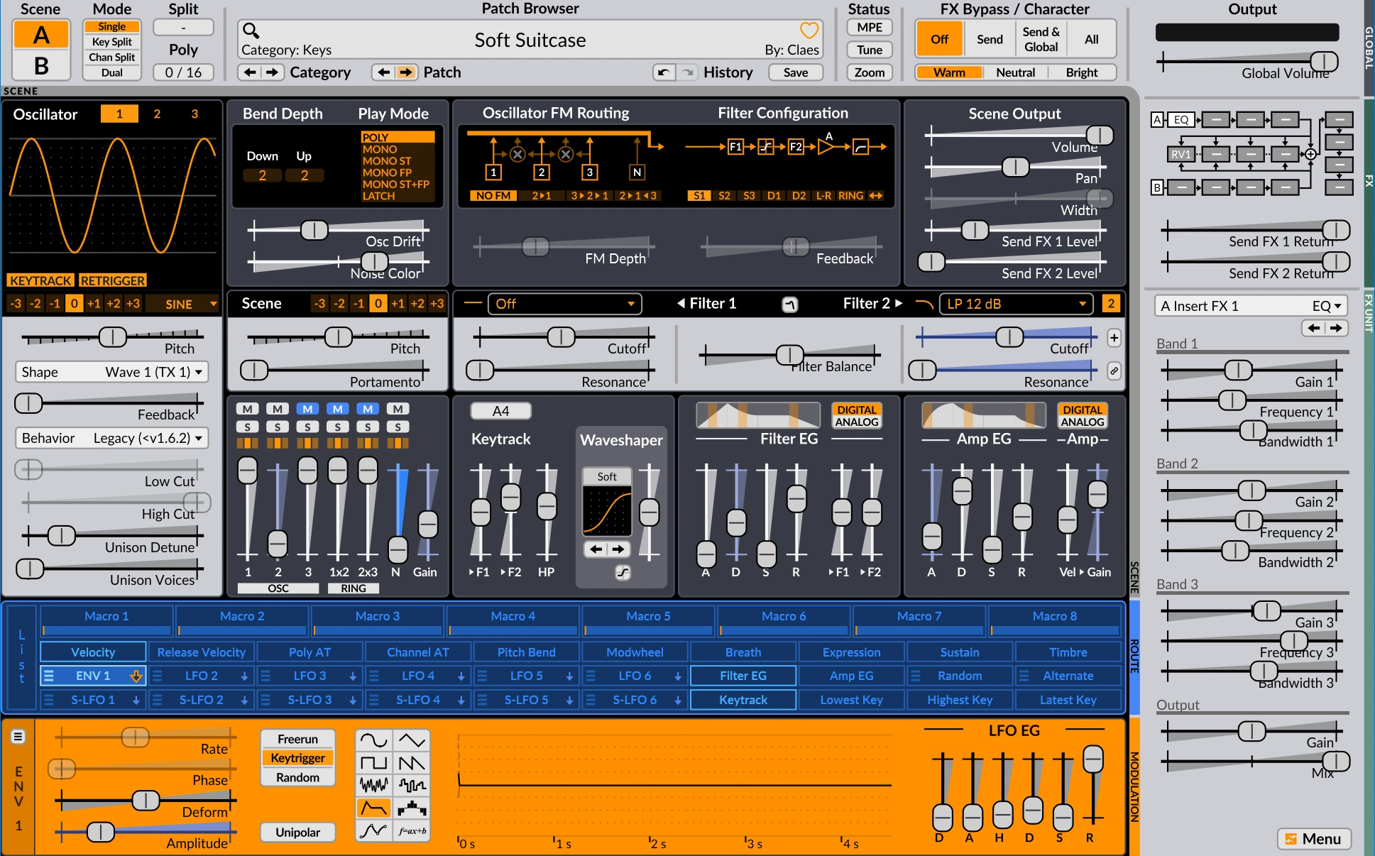 Mit käuflichen Synthesizer-Plugins kann der kostenlose Surge XT durchaus mithalten. Er ist auch für Synthie-Laien leicht bedienbar und bietet eine Fülle guter Presets. Mit dabei sind einige, die ansonsten sehr schwer aufzufinden sind.